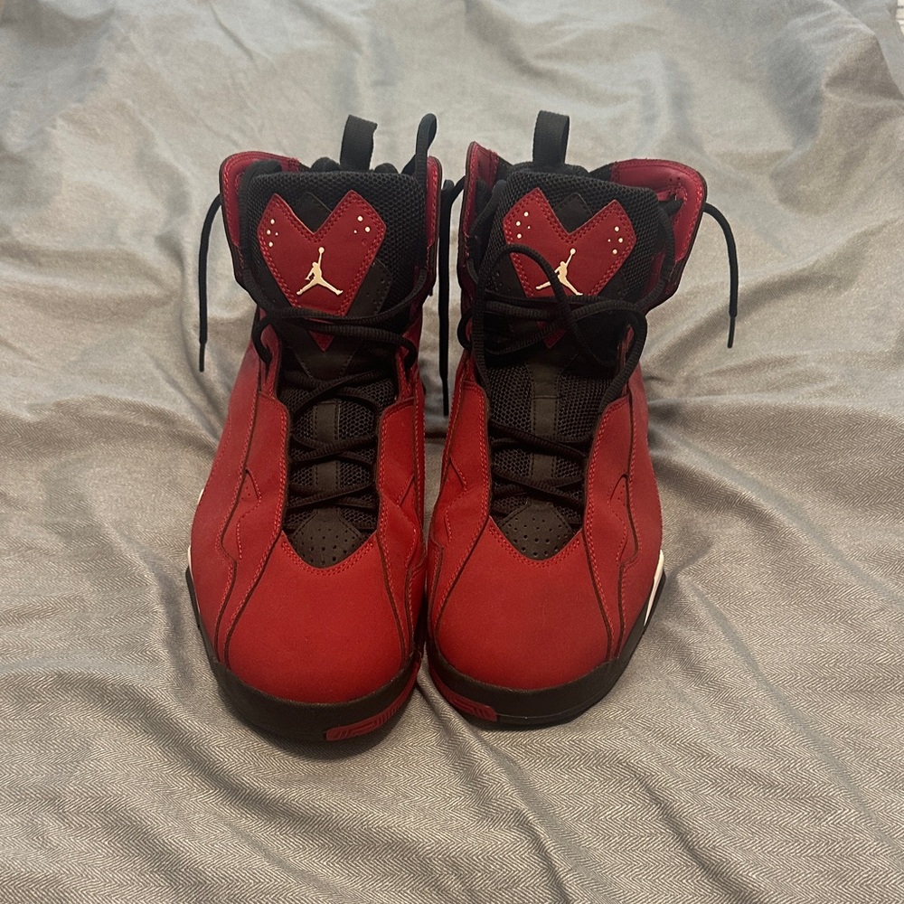 Nike Red and Black Athletic Shoes